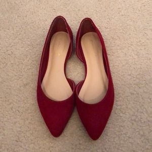 Red Pointy Women’s Flats
